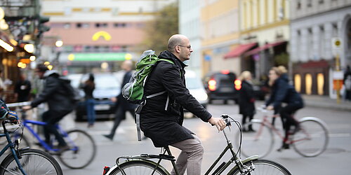 Radfahrer in Berlin